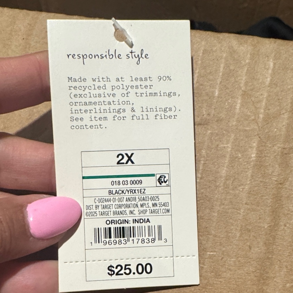 A New Day Women’s Midi Slip Dress Size 2X - Picture 6 of 6